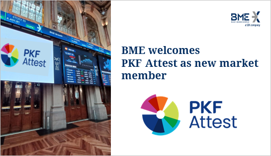 Pkf Attest becomes a new member of the Madrid Stock Exchange and BME MTF Equity.