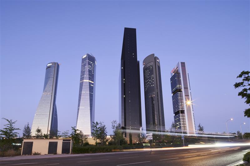 Modern buildings