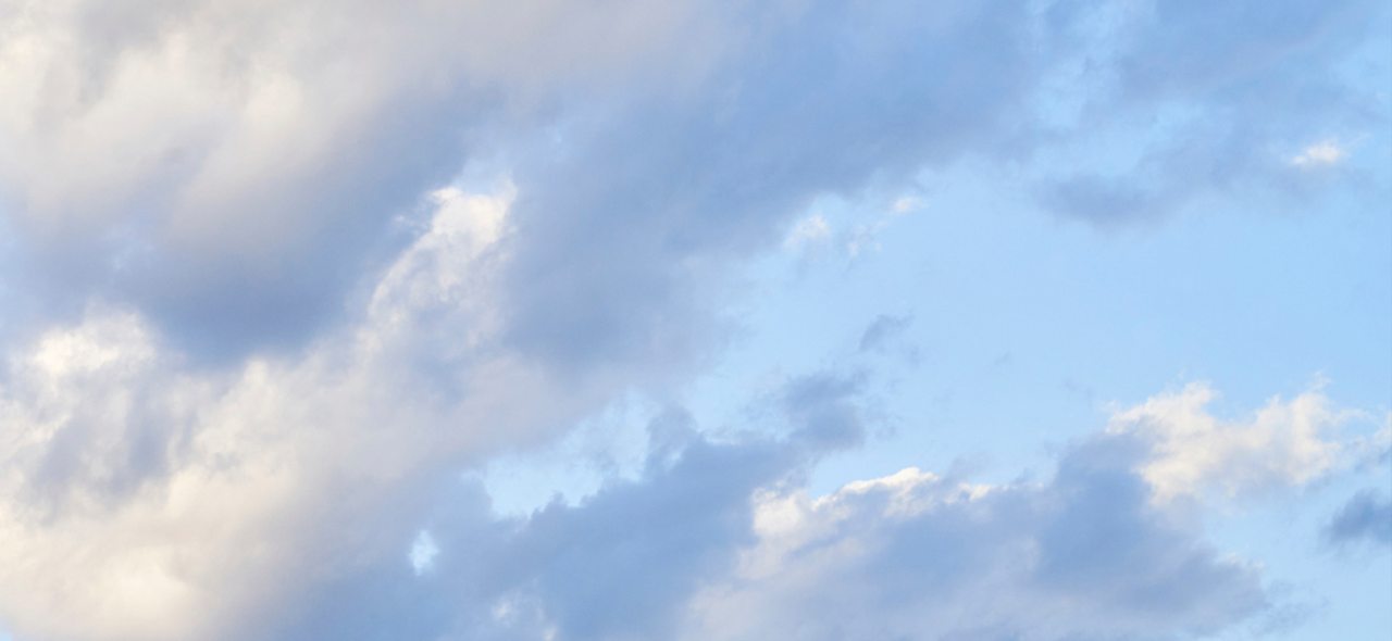 Blue sky with clouds