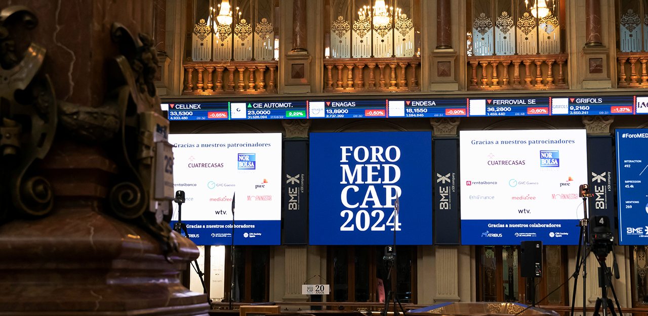 Interior of the Madrid Stock Exchange Palace - Medcap Forum 2024