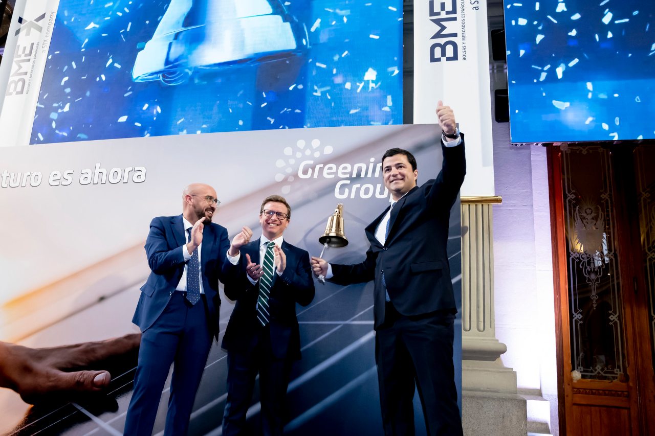 From left to right, Manuel Mateos, Antonio Palacios e Ignacio Salcedo