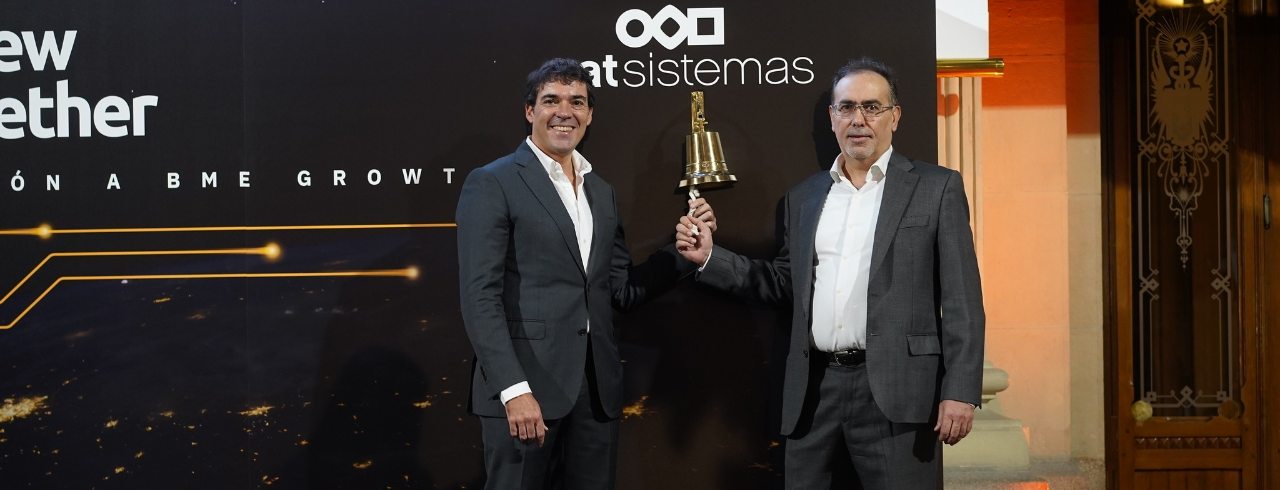 Miguel Ángel Sacristán Salvador, CSO de atSistemas, y José Manuel Rufino Fernández, CEO 