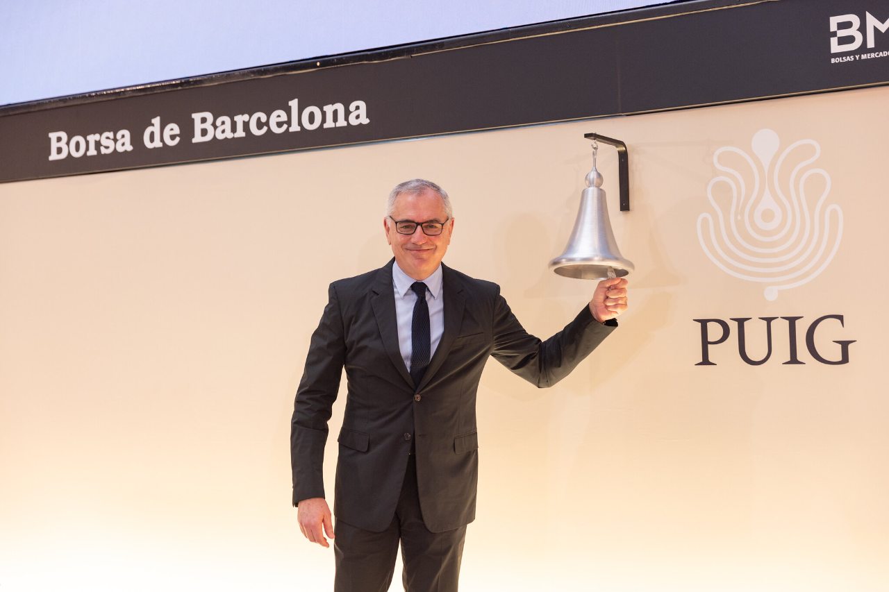 Marc Puig, presidente de la compañía durante el Toque de Campana