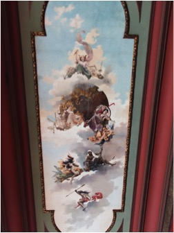 Cuadro 1: Pintura del techo del salón de cotizar de la Bolsa de Madrid