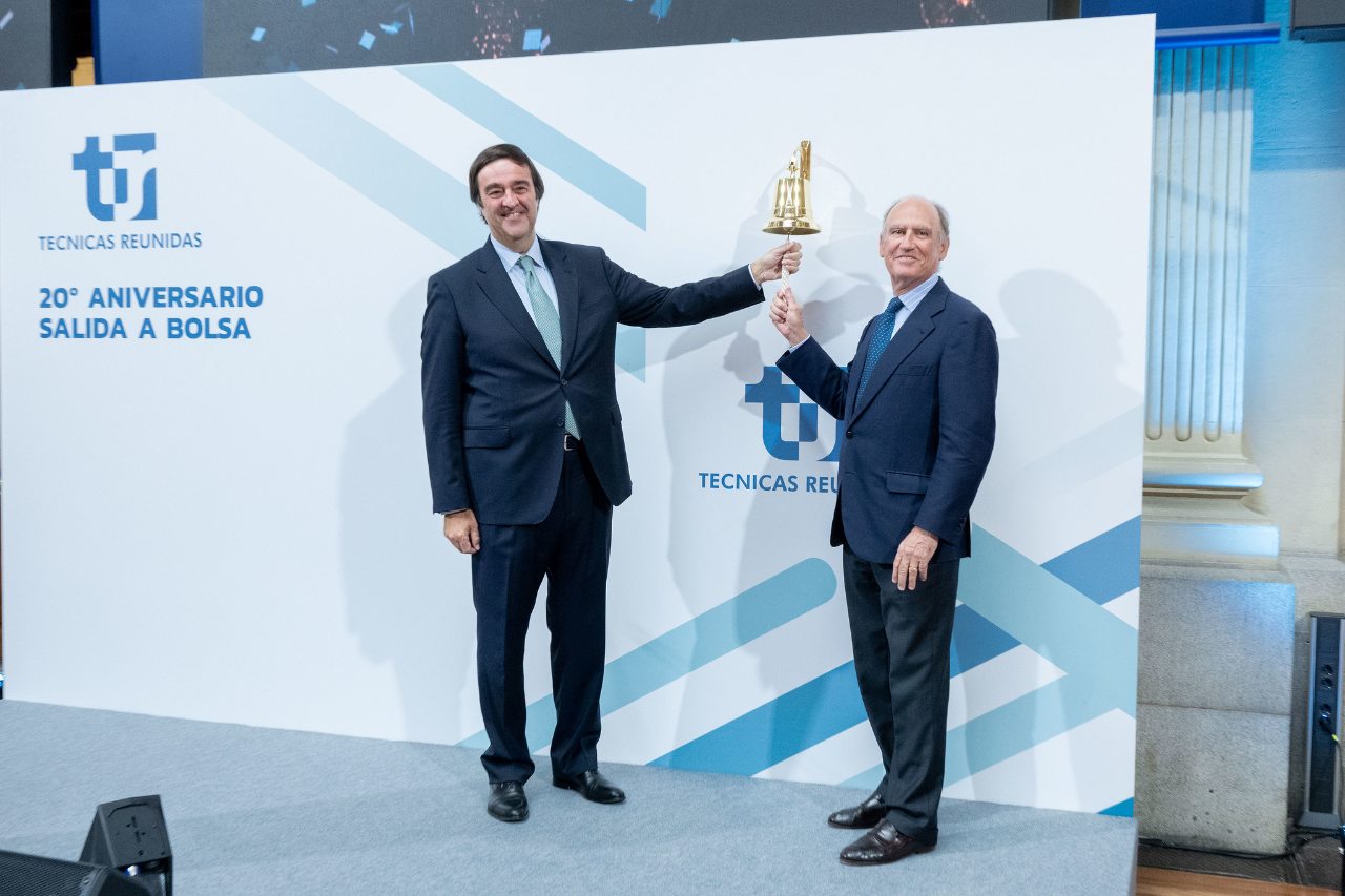 Toque de Campana por 20 aniversario Técnicas Reunidas