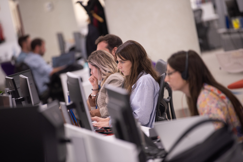 Oficinas SIX, equipo trabajando